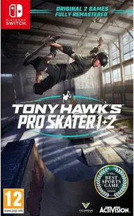 Tony Hawk's Pro Skater 1 + 2 Nintendo Switch okładka gry