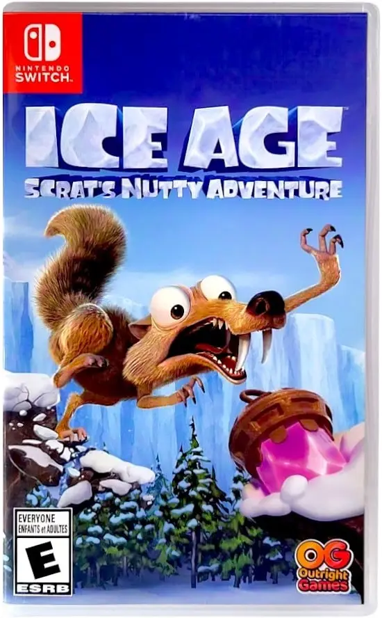 Ice Age Scrat's Nutty Adventure / Epoka lodowcowa: Szalona przygoda Scrata Nintendo Switch okładka gry