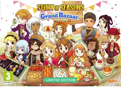 Story of Seasons Grand Bazaar Limited Edition Nintendo Switch 2 okładka gry