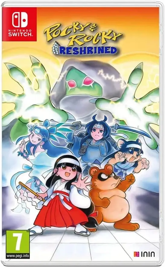 Pocky & Rocky Reshrined Nintendo Switch okładka gry