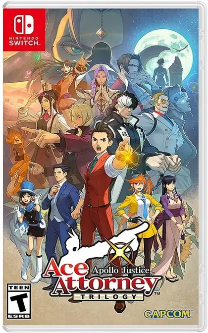 Apollo Justice: Ace Attorney Trilogy Nintendo Switch okładka gry