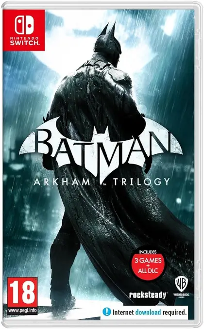 Batman: Arkham Trilogy Nintendo Switch okładka gry