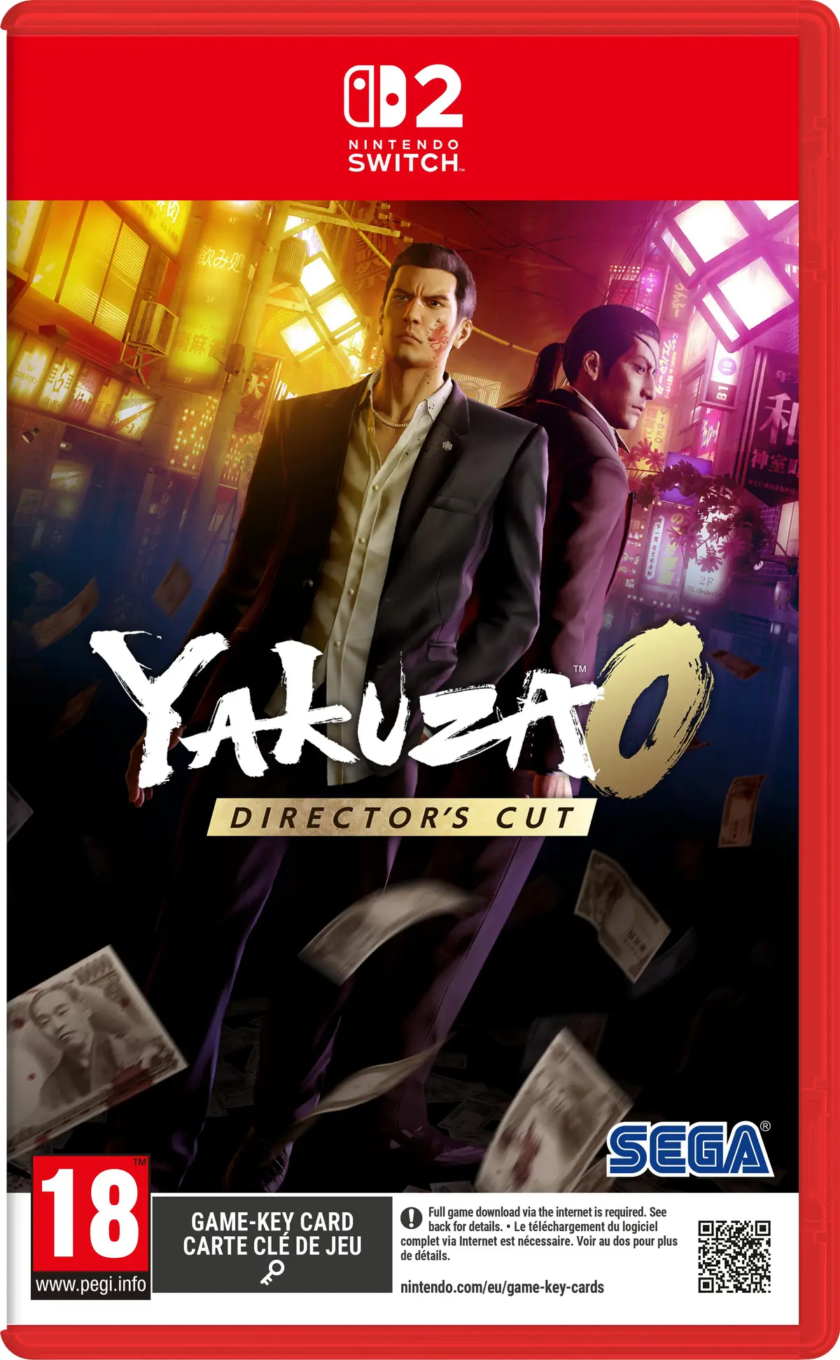 Yakuza Zero Director's Cut Nintendo Switch 2 okładka gry
