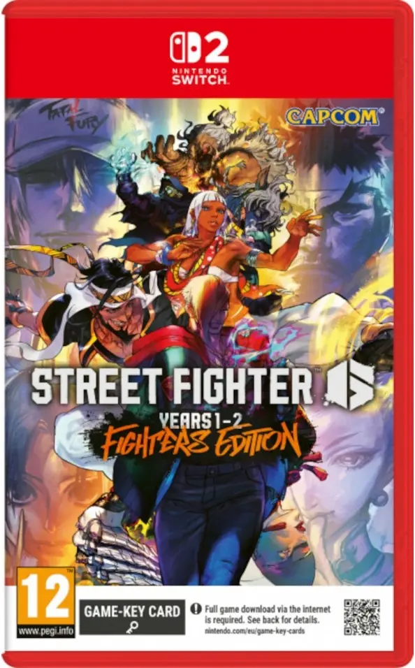 Okładka gry Street Fighter 6 Years 1-2 Fighters Edition na Nintendo Switch 2