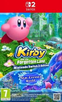 Kirby and the Forgotten Land + Star-Crossed World Nintendo Switch 2 okładka gry
