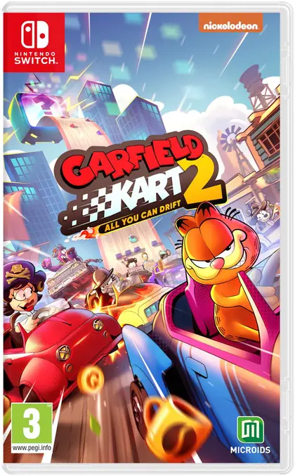 Garfield Kart 2: All You Can Drift Nintendo Switch okładka gry