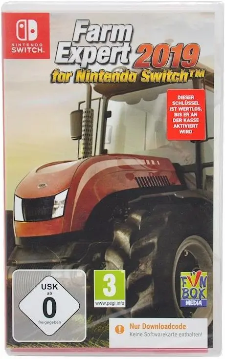 Okładka gry Farm Expert 2019 for Nintendo Switch