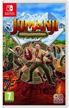 Jumanji Dzikie Przygody Nintendo Switch okładka gry
