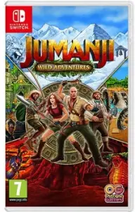 Jumanji Dzikie Przygody Nintendo Switch okładka gry