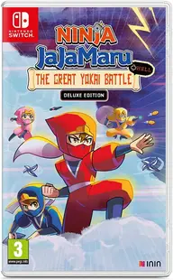 NINJA JajaMaru - The Great Yokai Battle Deluxe Edition Nintendo Switch okładka gry