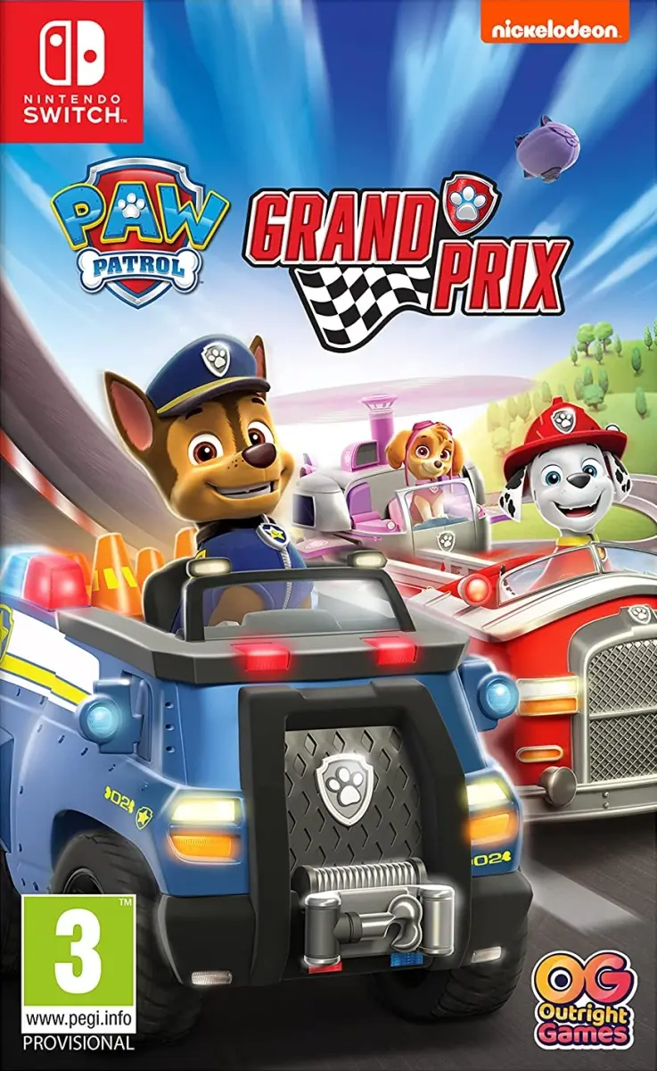 Okładka gry Psi Patrol Grand Prix Complete Edition na Nintendo Switch - najlepsza oferta