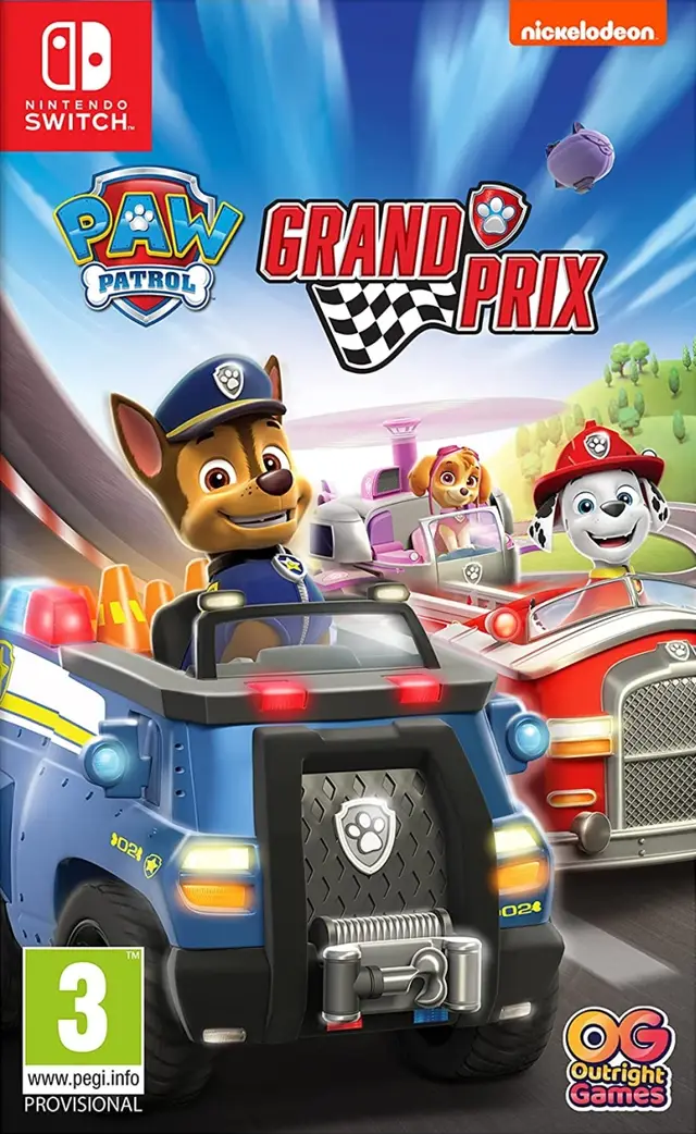 Psi Patrol Grand Prix Complete Edition Nintendo Switch okładka gry