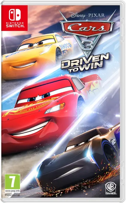 Cars 3: Driven to Win Nintendo Switch okładka gry
