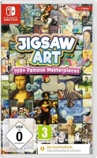 Jigsaw Art: 100+ Famous Masterpieces Nintendo Switch okładka gry
