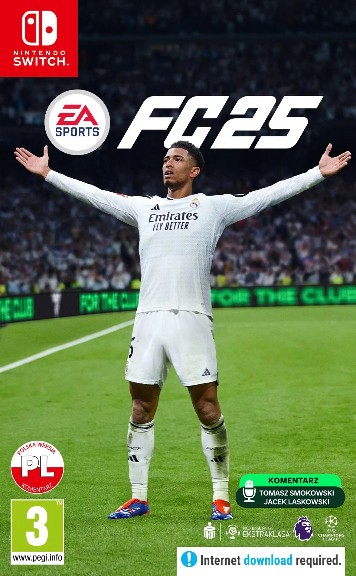 Okładka gry EA Sports FC 25 na Nintendo Switch