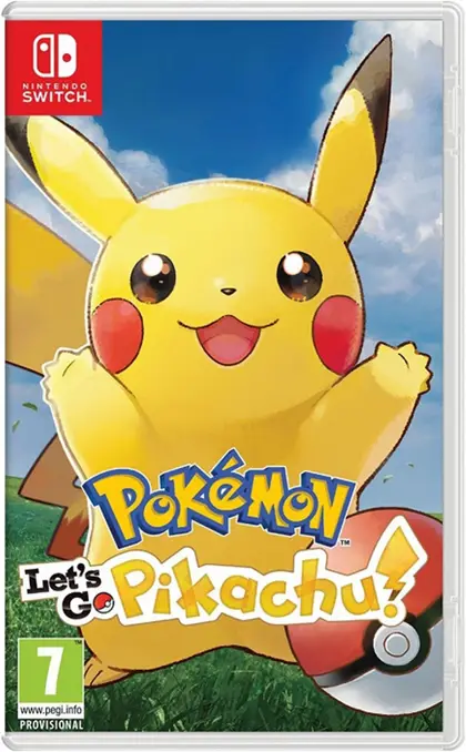 Pokémon Let's Go Pikachu! Nintendo Switch okładka gry
