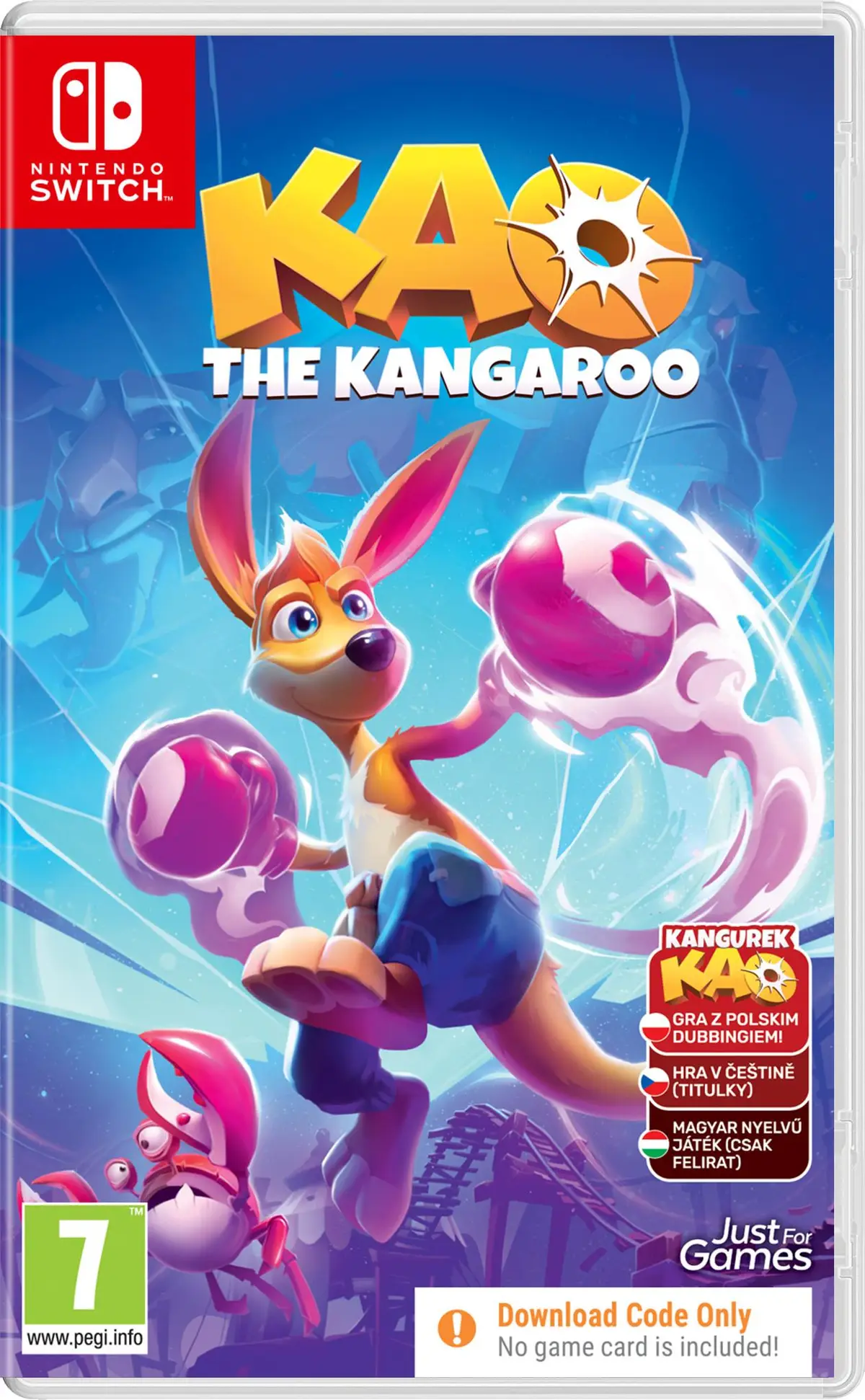 Kangurek Kao Nintendo Switch okładka gry