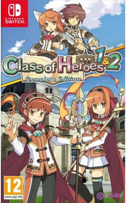Class of Heroes 1+2 Nintendo Switch okładka gry