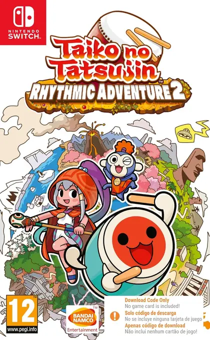 Taiko no Tatsujin: Rhythmic Adventure Pack 2 Nintendo Switch okładka gry