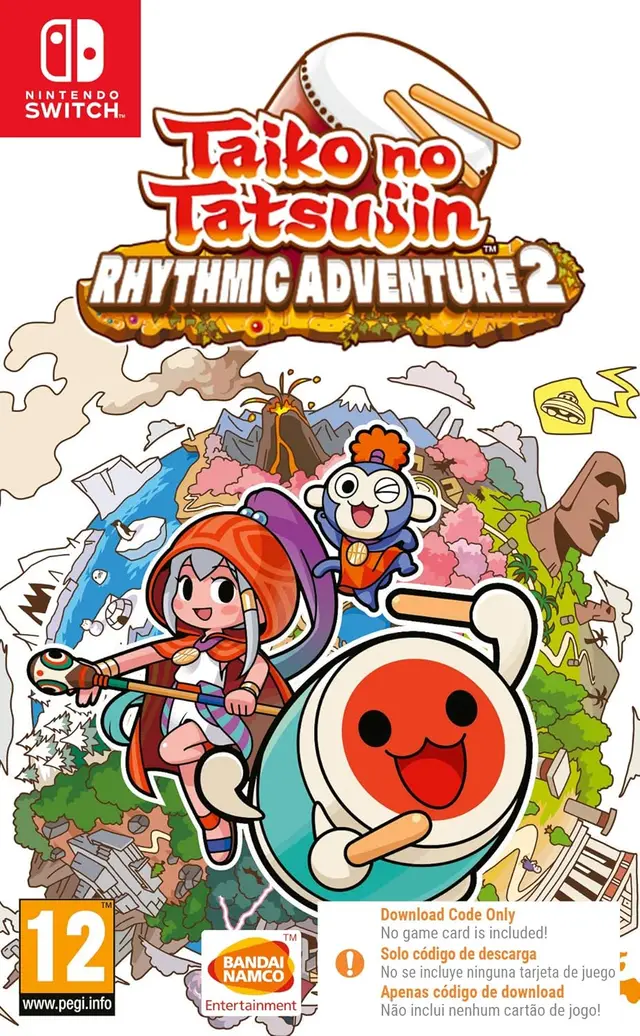 Taiko no Tatsujin: Rhythmic Adventure Pack 2 Nintendo Switch okładka gry