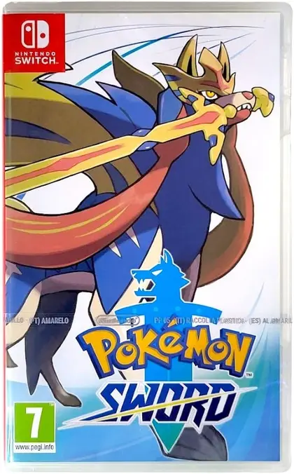 Pokémon Sword Nintendo Switch okładka gry