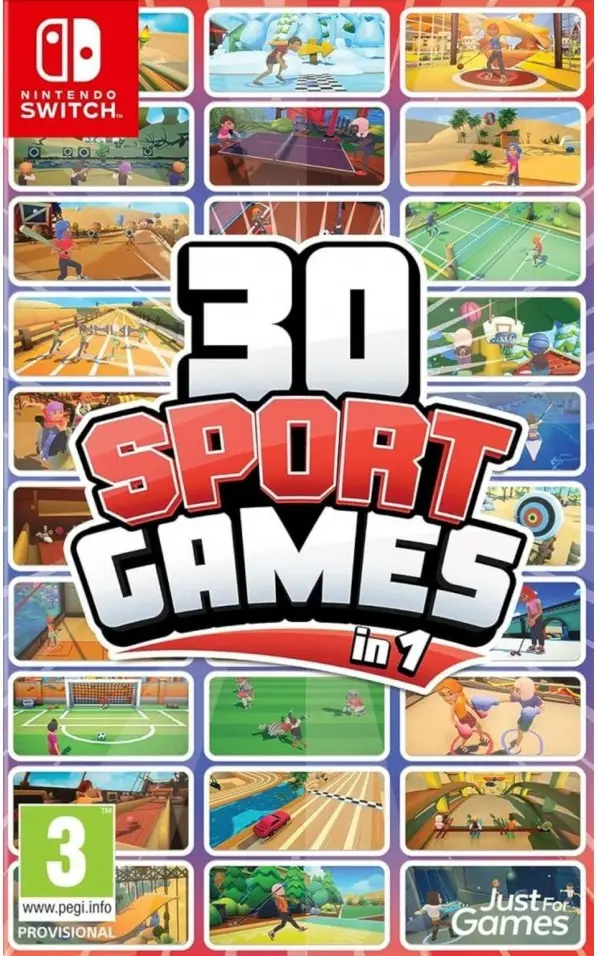 30 in 1 Sport Games Nintendo Switch okładka gry