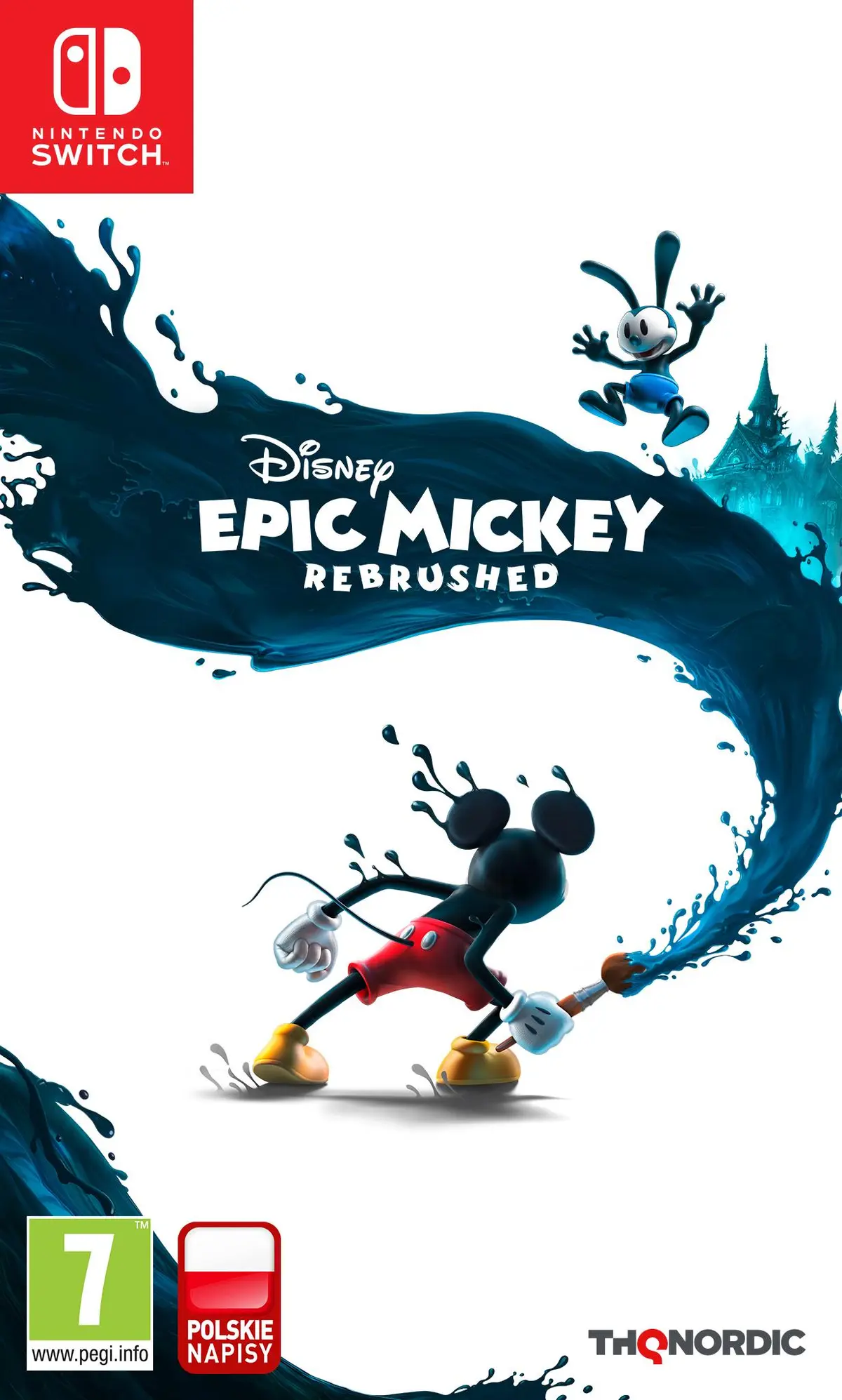Okładka gry Disney Epic Mickey: Rebrushed na Nintendo Switch Okładka gry Disney Epic Mickey: Rebrushed na Nintendo Switch