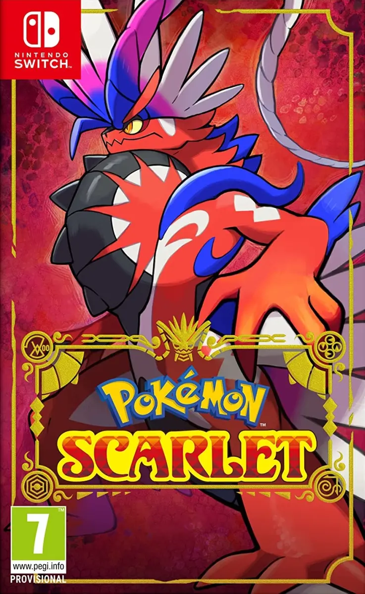Okładka gry Pokémon Scarlet na Nintendo Switch Okładka gry Pokémon Scarlet na Nintendo Switch