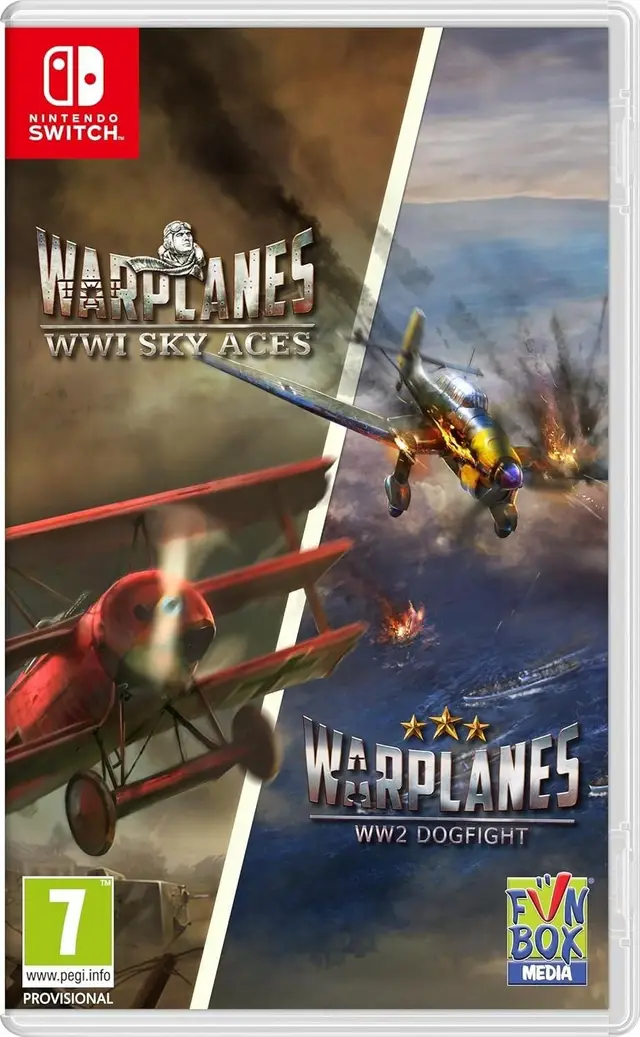 Warplanes: WW2 + Space Commander Bundle Nintendo Switch okładka gry