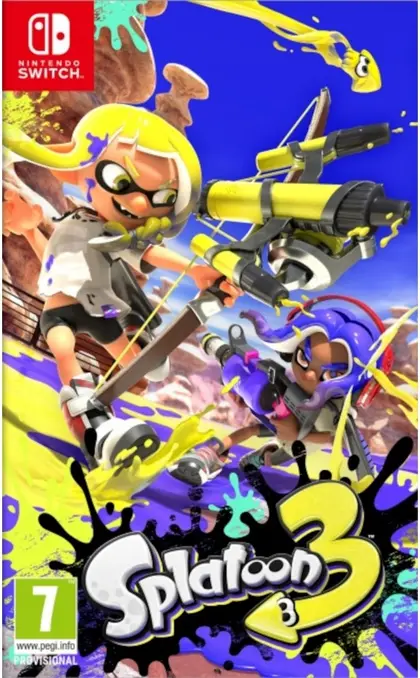 Splatoon 3 Nintendo Switch okładka gry