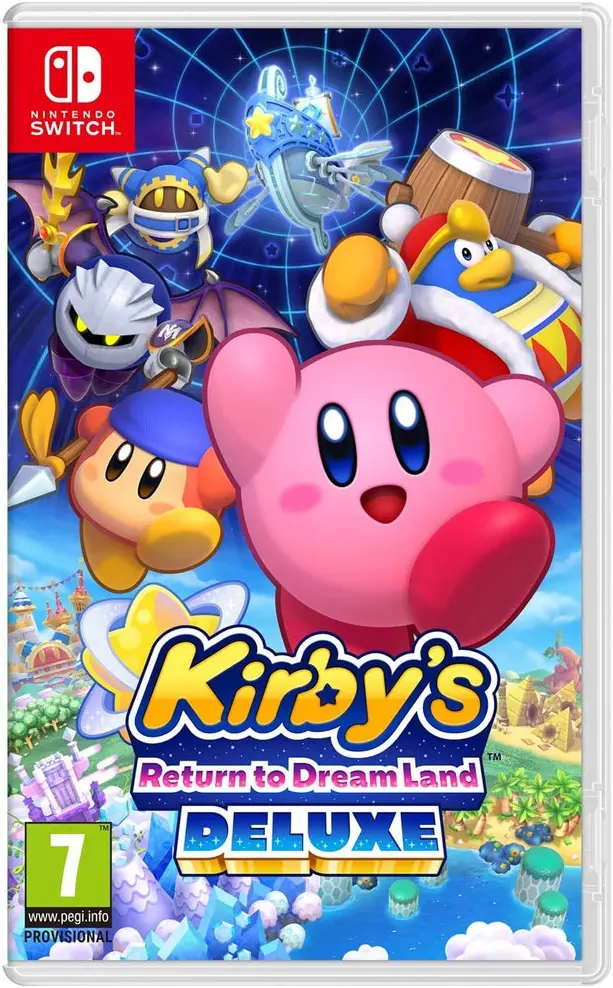 Okładka gry Kirby's Return to Dream Land Deluxe na Nintendo Switch Okładka gry Kirby's Return to Dream Land Deluxe na Nintendo Switch