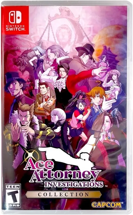 Okładka gry Ace Attorney Investigations: Collection na Nintendo Switch - najlepsza oferta