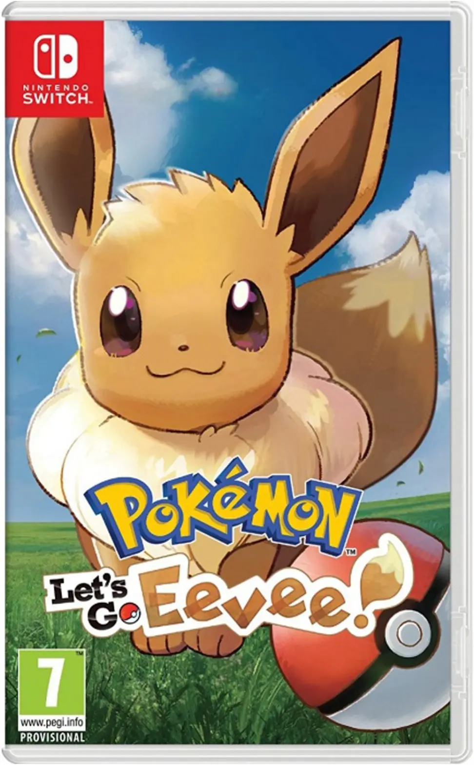 Okładka gry Pokémon Let's Go Eevee! na Nintendo Switch Okładka gry Pokémon Let's Go Eevee! na Nintendo Switch