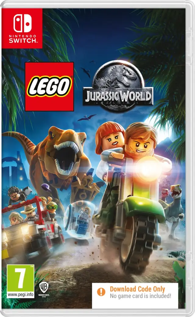 LEGO Jurassic World Nintendo Switch okładka gry