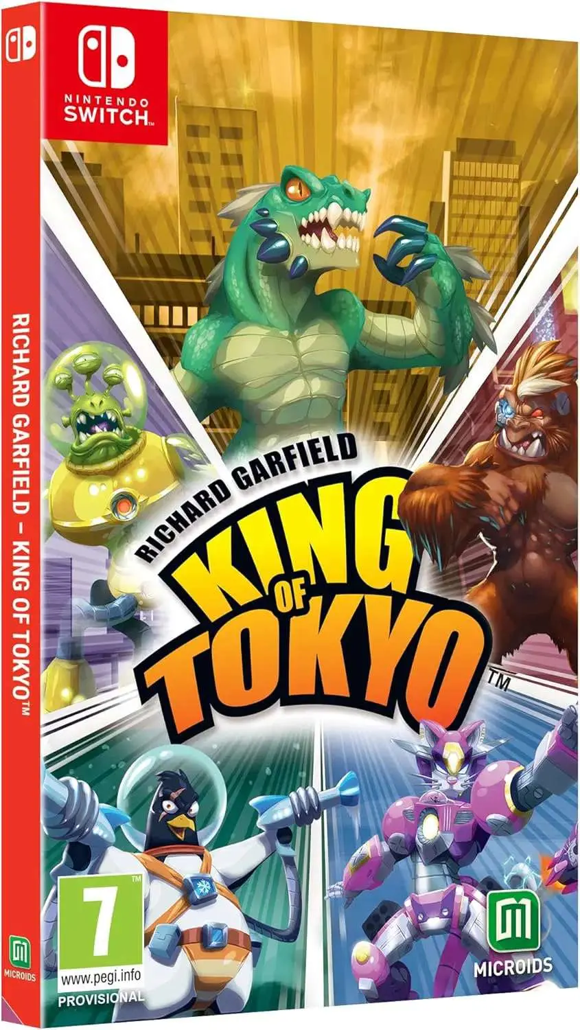 King of Tokyo Nintendo Switch okładka gry
