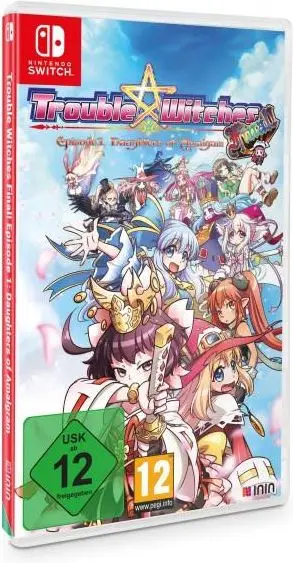 Trouble Witches FINAL! Episode 01 Daughters of Amalgam Nintendo Switch okładka gry