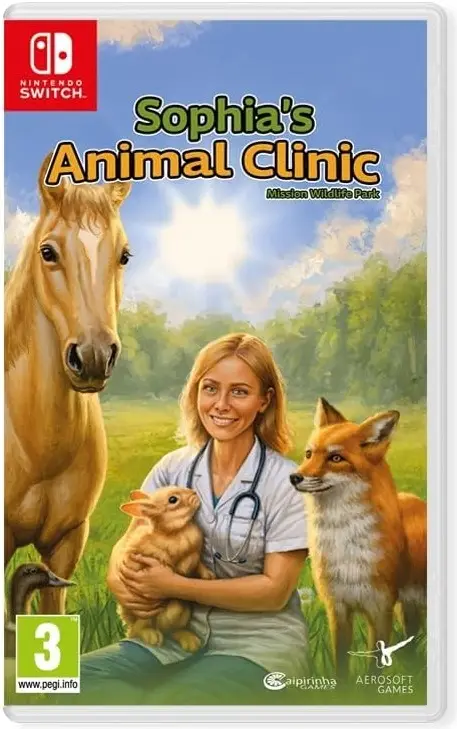 Sophia's Animal Clinic - Mission Wildlife Park Nintendo Switch okładka gry