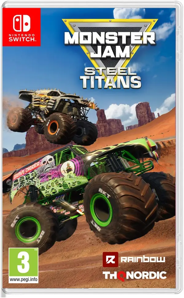 Monster Jam: Steel Titans Nintendo Switch okładka gry