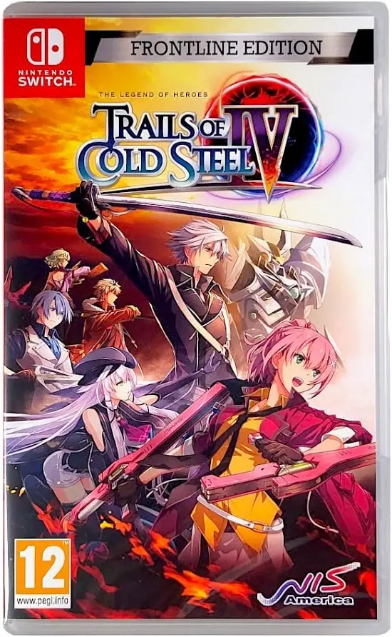 Okładka gry The Legend of Heroes: Trails of Cold Steel IV Frontline Edition na Nintendo Switch Okładka gry The Legend of Heroes: Trails of Cold Steel IV Frontline Edition na Nintendo Switch