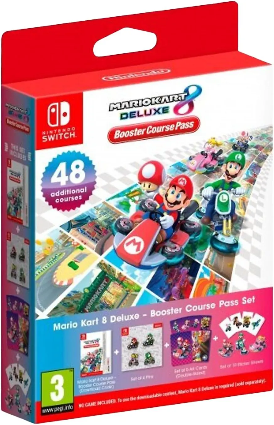 Okładka gry Mario Kart 8 Deluxe Booster Course Pass Set na Nintendo Switch Okładka gry Mario Kart 8 Deluxe Booster Course Pass Set na Nintendo Switch