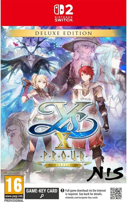 Ys X: Proud Nordics Deluxe Edition Nintendo Switch 2 okładka gry