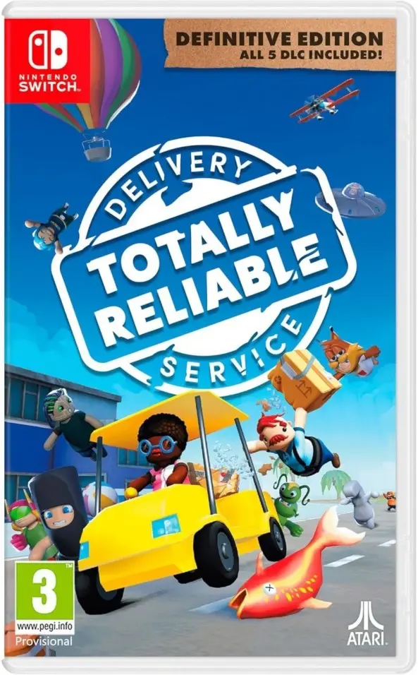 Totally Reliable Delivery Service: Definitive Edition Nintendo Switch okładka gry
