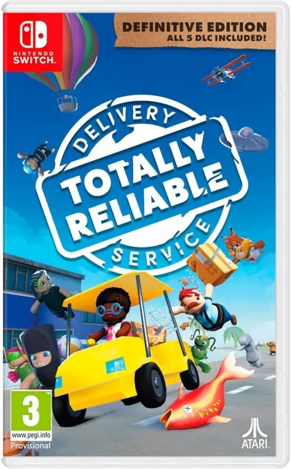 Totally Reliable Delivery Service: Definitive Edition Nintendo Switch okładka gry
