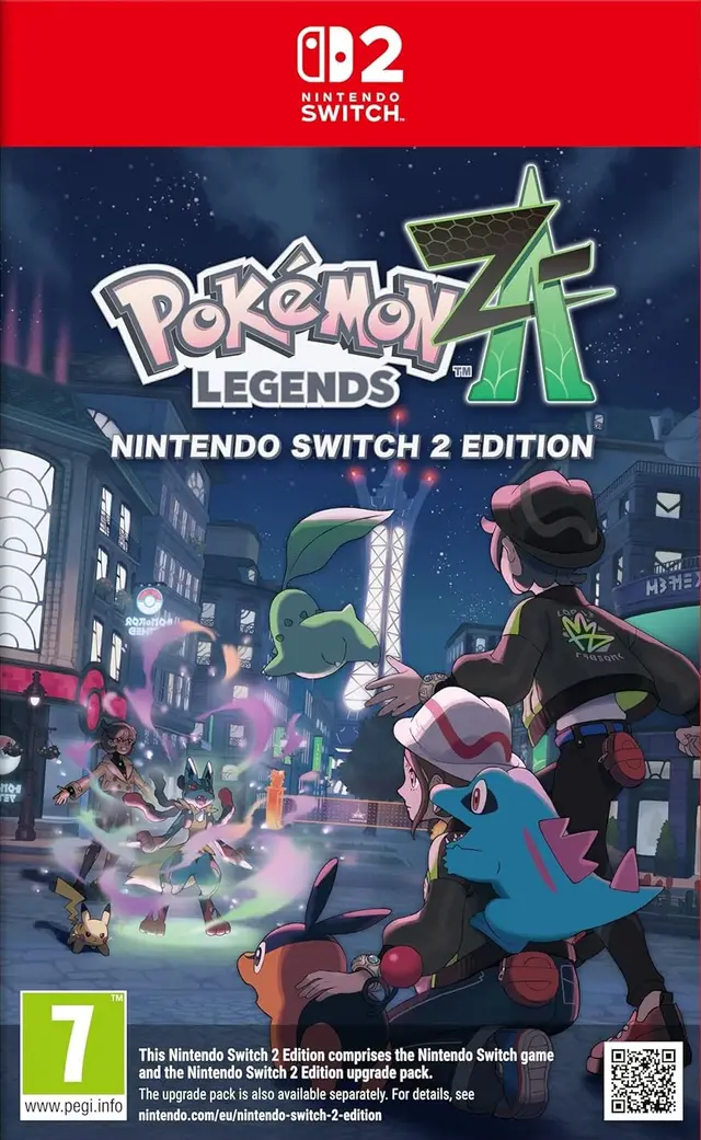 Pokemon Legends: Z-A Nintendo Switch 2 okładka gry