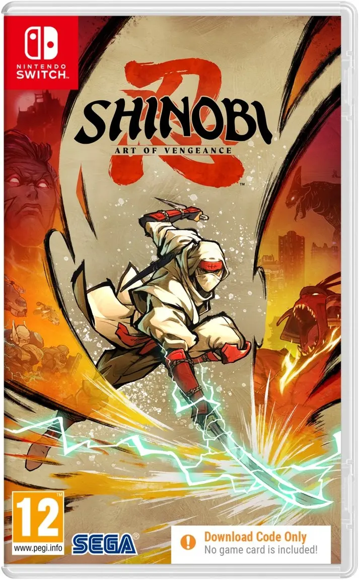 SHINOBI: Art of Vengeance Nintendo Switch okładka gry