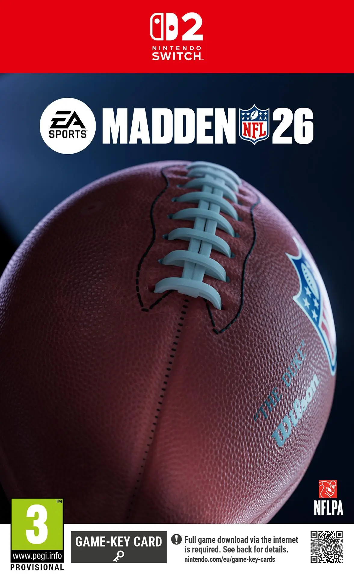 Okładka gry Madden NFL 2026 na Nintendo Switch 2