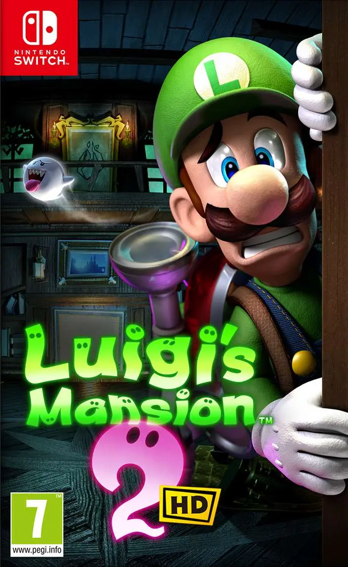 Luigi's Mansion 2 HD Nintendo Switch okładka gry