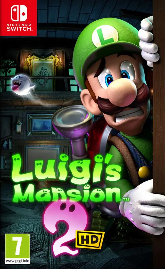 Luigi's Mansion 2 HD Nintendo Switch okładka gry