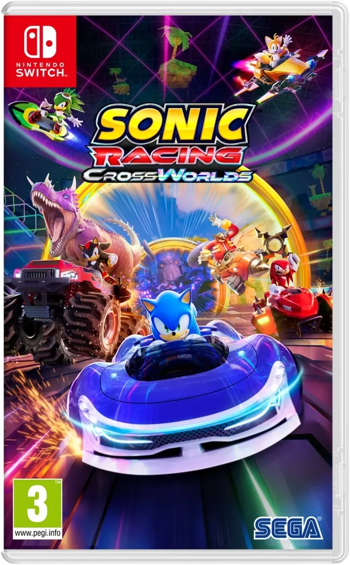 Okładka gry Sonic Racing: CrossWorlds na Nintendo Switch