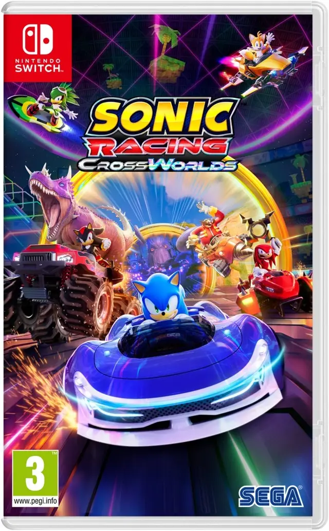 Sonic Racing: CrossWorlds Nintendo Switch okładka gry
